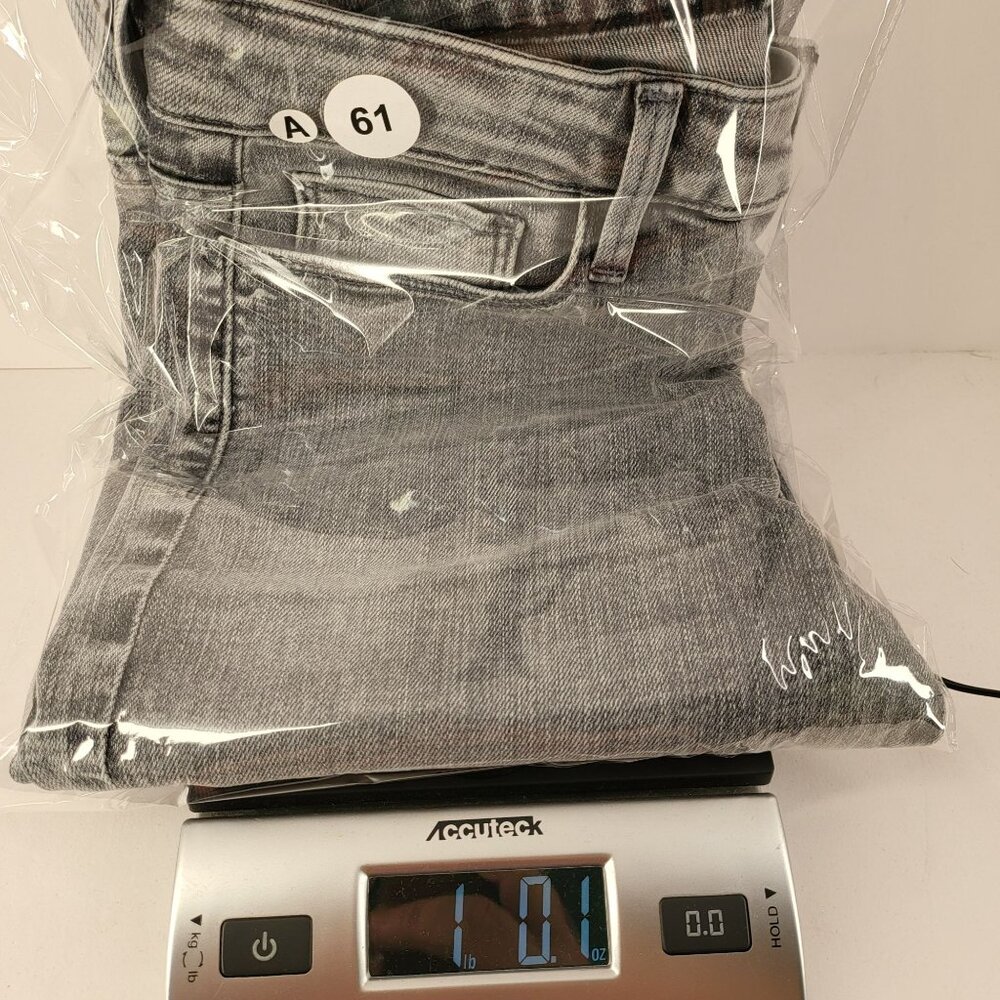 FIDELITY DENIM Juniper Crop Cropped Flare Women's Jeans Denim Surfire Grey SZ 27 - Picture 16 of 16